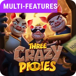 THREE CRAZY PIGGIES